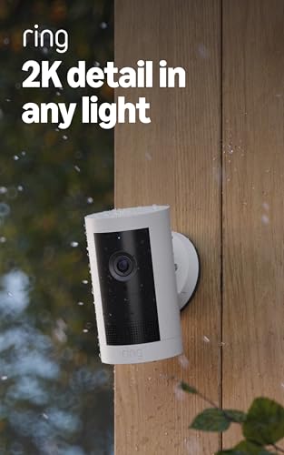 Ring Outdoor Cam Plus includes versatile mounting options for table, wall, or ceiling
