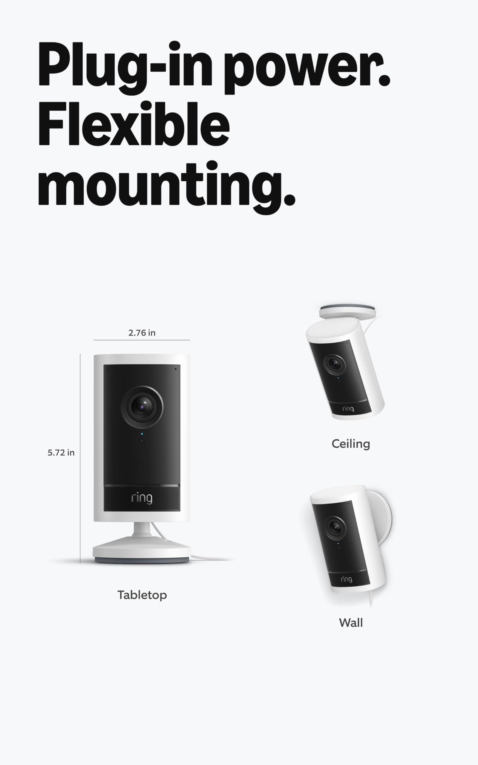 Ring Outdoor Cam Pro live view and two-way talk for quick responses.