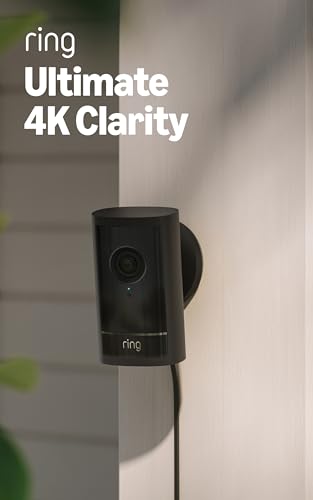Ring Outdoor Cam Pro easy plug-in setup supports flexible placement.