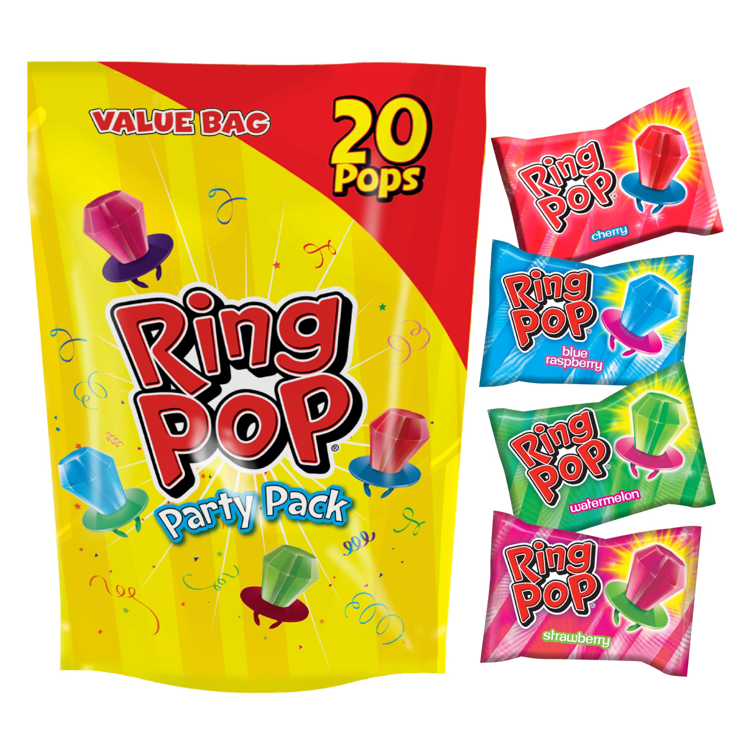 Ring Pop Easter gem on finger, a playful wearable treat for celebrations.
