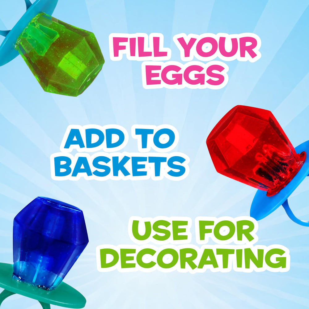 Ring Pop party favor bag ready to add color to birthdays and Easter.