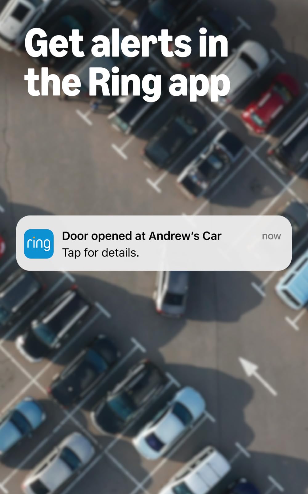 Ring Sensors location tracking alerts you to vehicle movements and whereabouts.