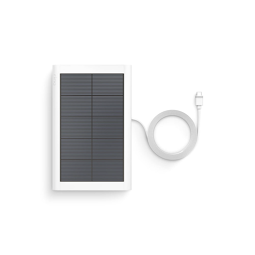 Ring Small Solar Panel adjustable arm enables full movement.