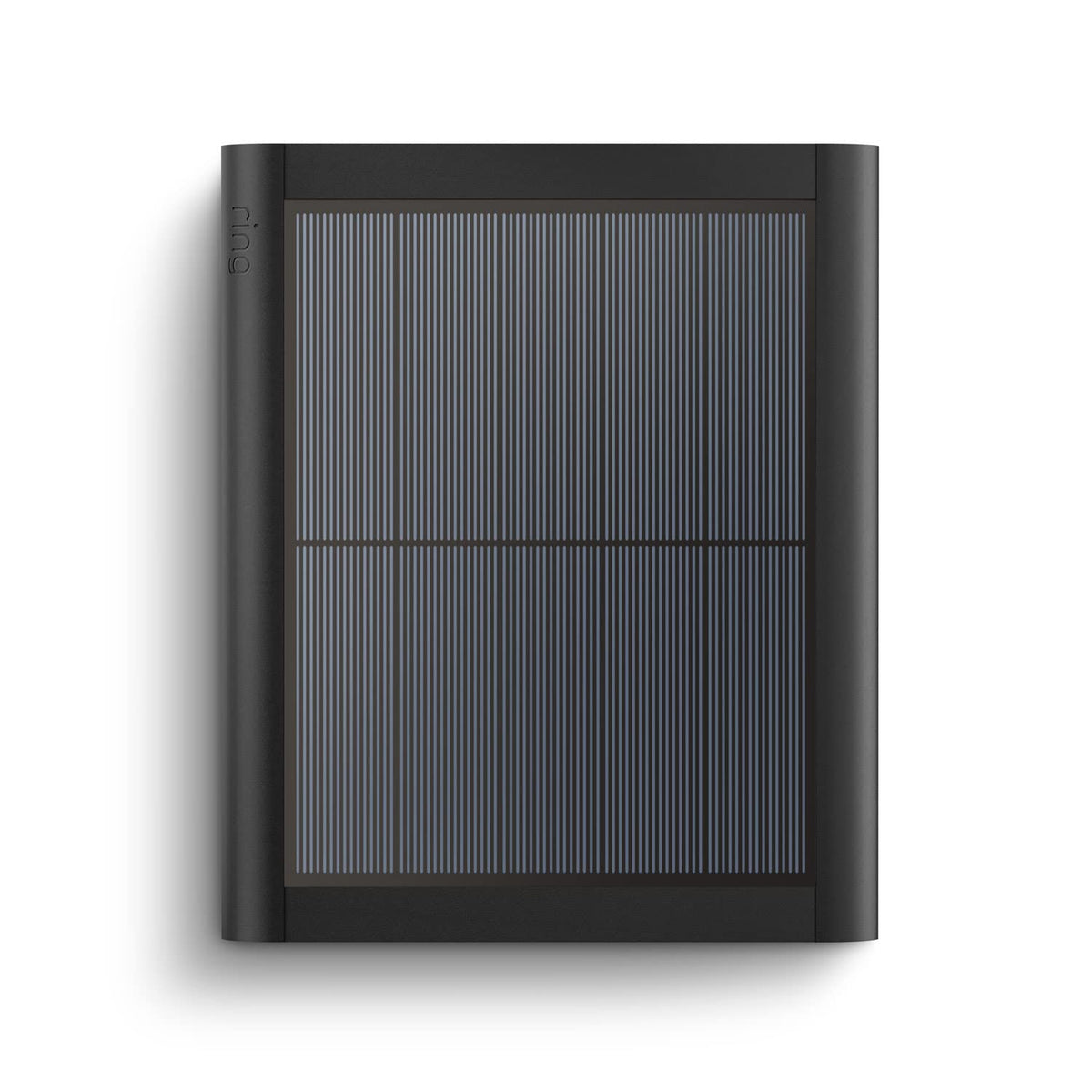 Ring Solar Panel 2nd Gen front view showing compact design for Outdoor Cam charging