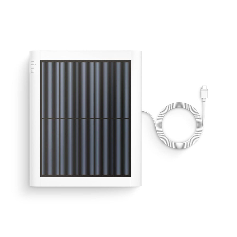 Ring Solar Panel USB-C to barrel adapter enables backward compatibility with legacy cams.