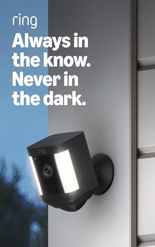 Ring Spotlight Cam Plus Battery Live View for quick checks from anywhere.