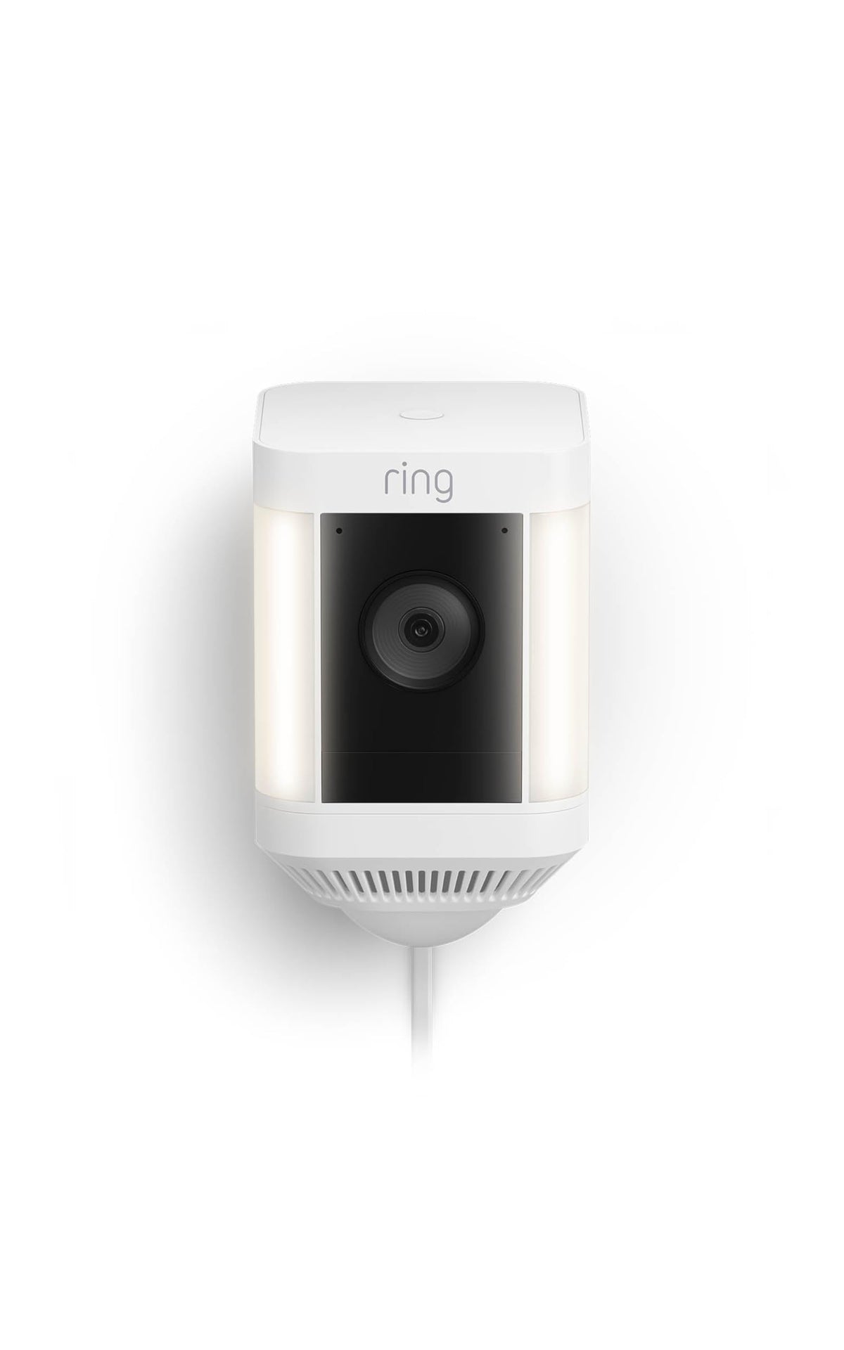 Ring Spotlight Cam Plus front view for entry monitoring with clear HD video.