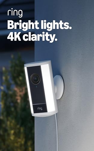 Ring Spotlight Cam Pro with Alexa enables hands-free control.