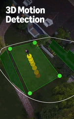Ring Spotlight Cam Pro lighting beam highlights dark paths for safer nighttime patrols.