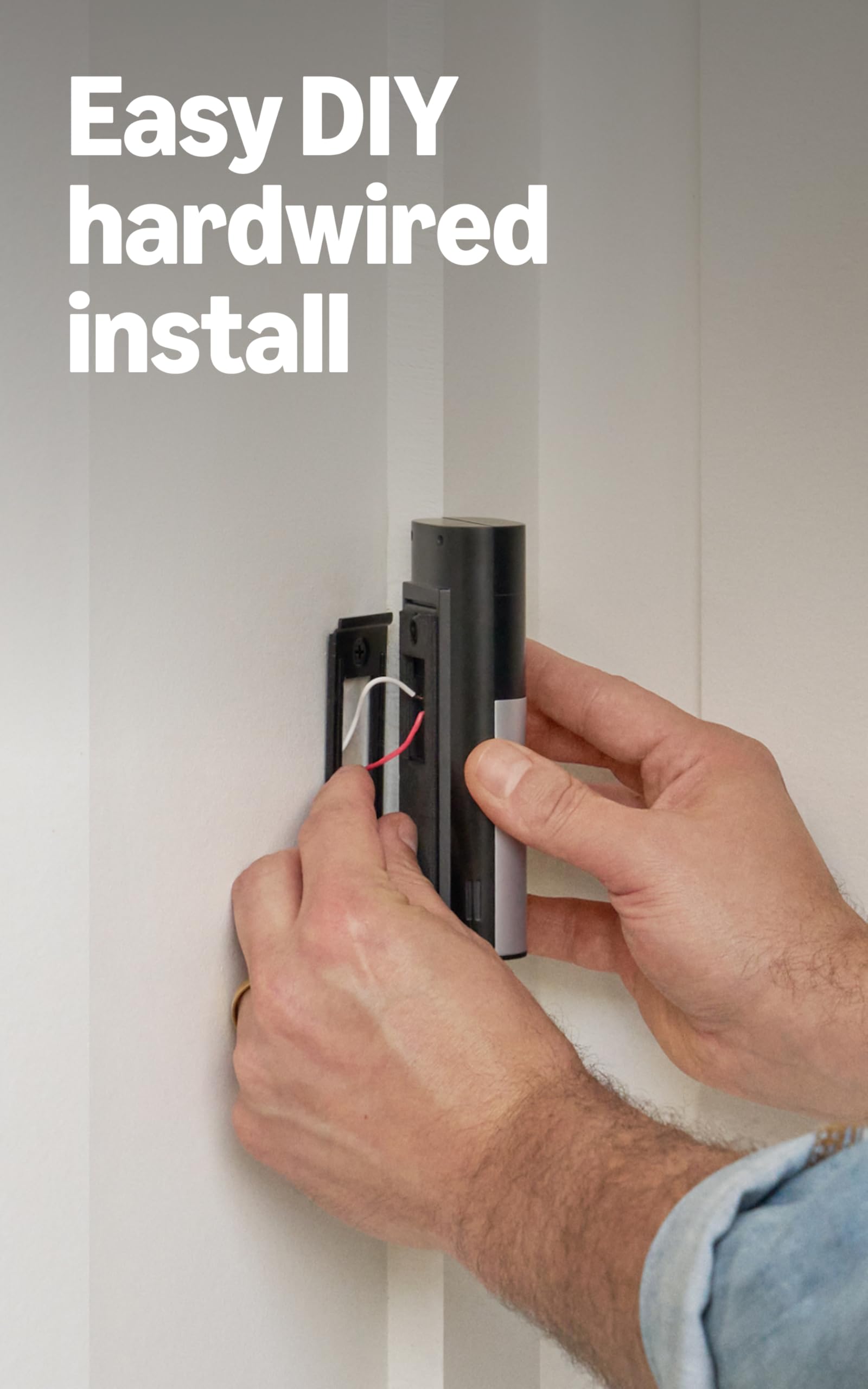 Ring Wired Doorbell Plus motion detection sends timely alerts to your phone