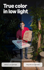 Ring Wired Doorbell Pro live view and two-way talk enables real-time interactions.