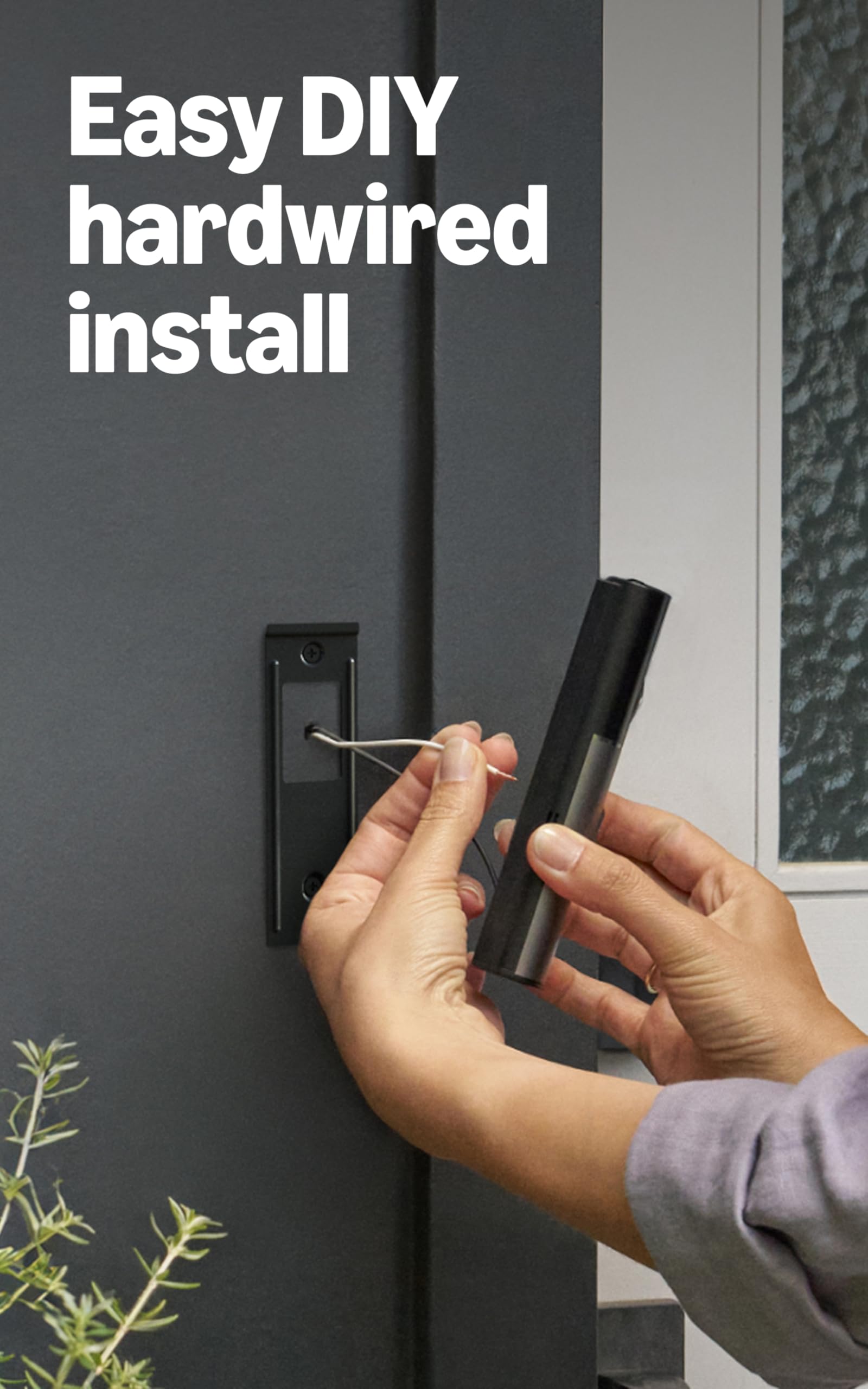 Ring Wired Doorbell Pro low-light sight preserves color in dim lighting.
