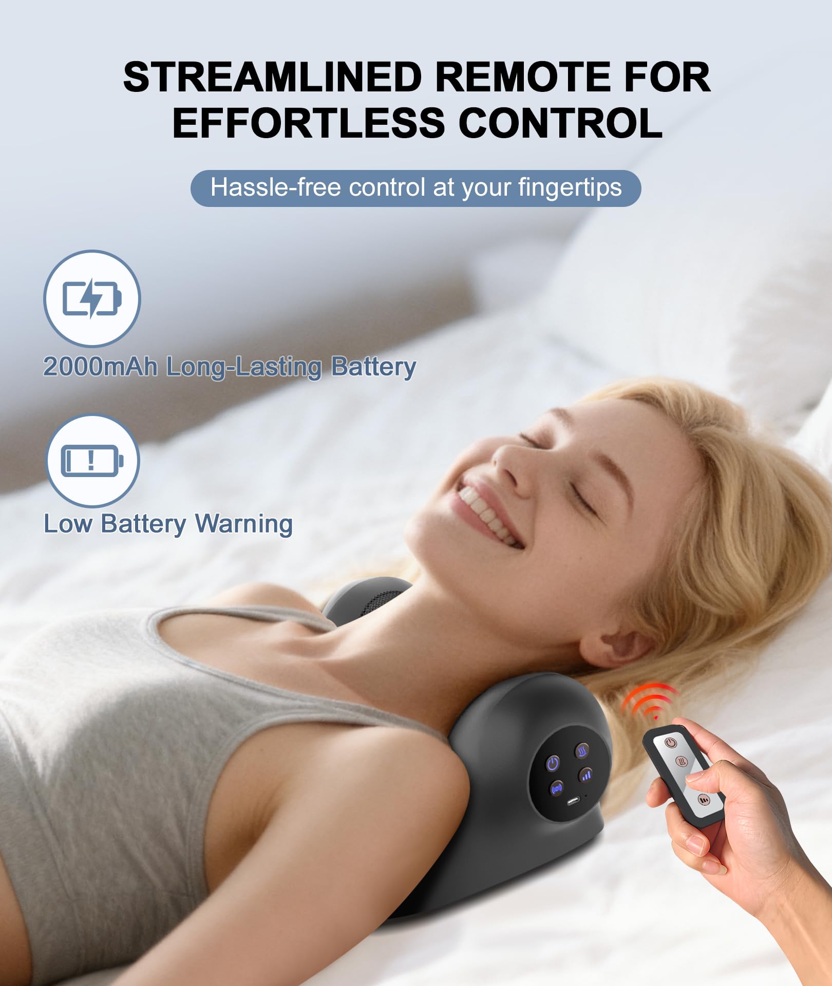 RINGCO neck massager featuring ergonomic design for comfortable cervical support