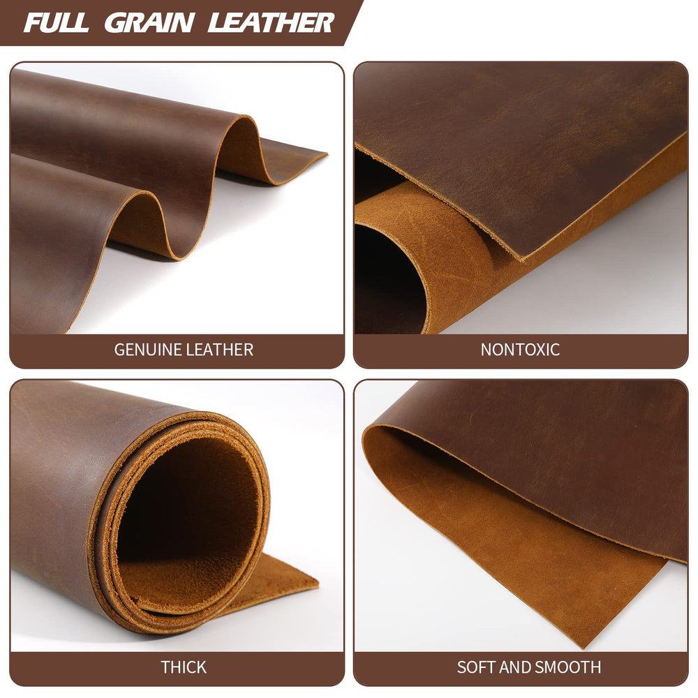 Ringsun tooling leather suitable for embossing, stamping, and dyeing projects.