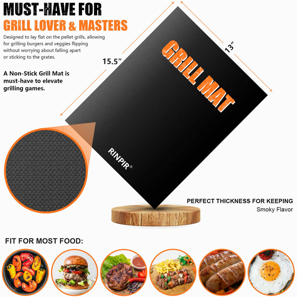 RINPIR BBQ knife for precise meat cutting during barbecue