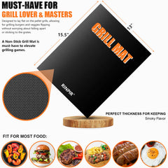 RINPIR BBQ knife for precise meat cutting during barbecue