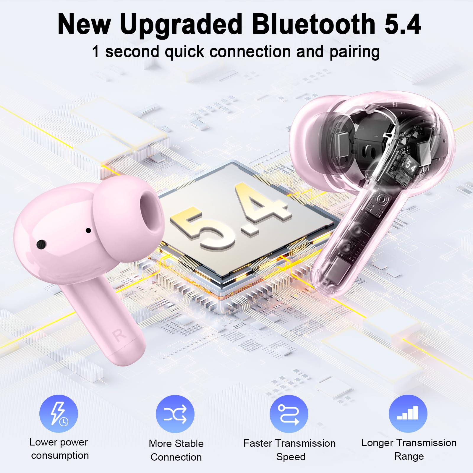 Rinsmola G21Pro ergonomic-fit earbuds provide secure comfort during workouts.
