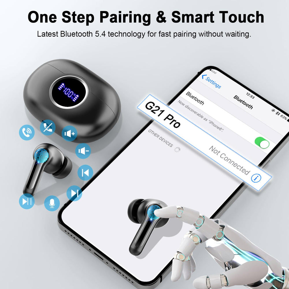 Rinsmola G21Pro LED power display shows battery status for planning recharges