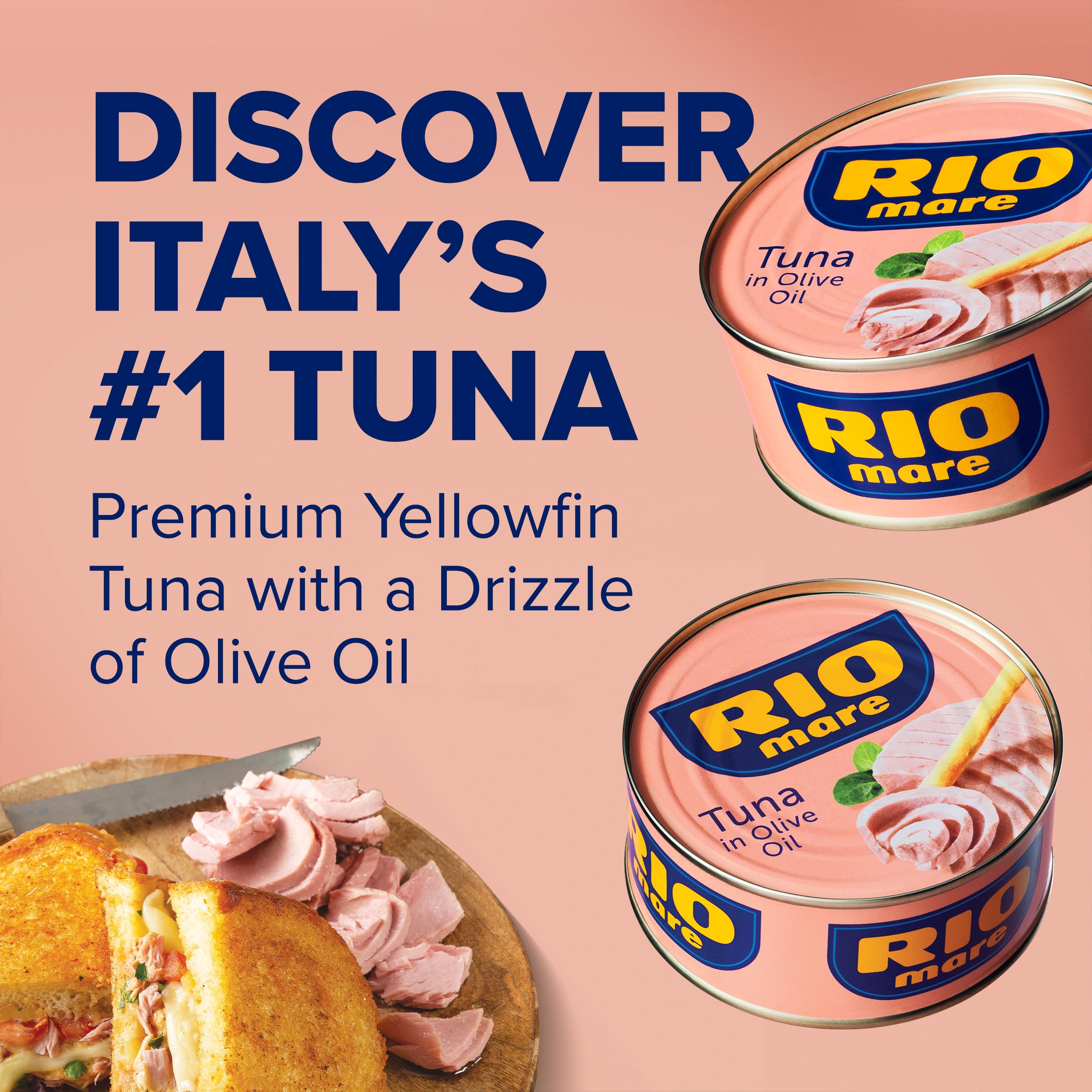 Rio Mare tuna served in a dish ideal for quick Mediterranean meals.