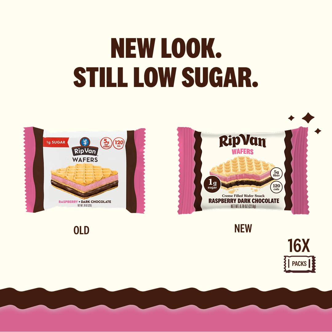 Rip Van Wafels clean ingredients wafer with no artificial additives.