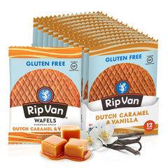 Rip Van Wafels gluten-free stroopwafel pack ready for on-the-go snacking.