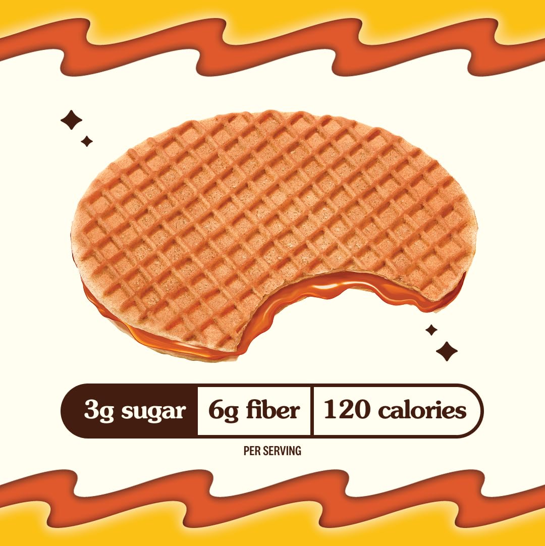 Rip Van Wafels honey and oats on-the-go snack for travel.
