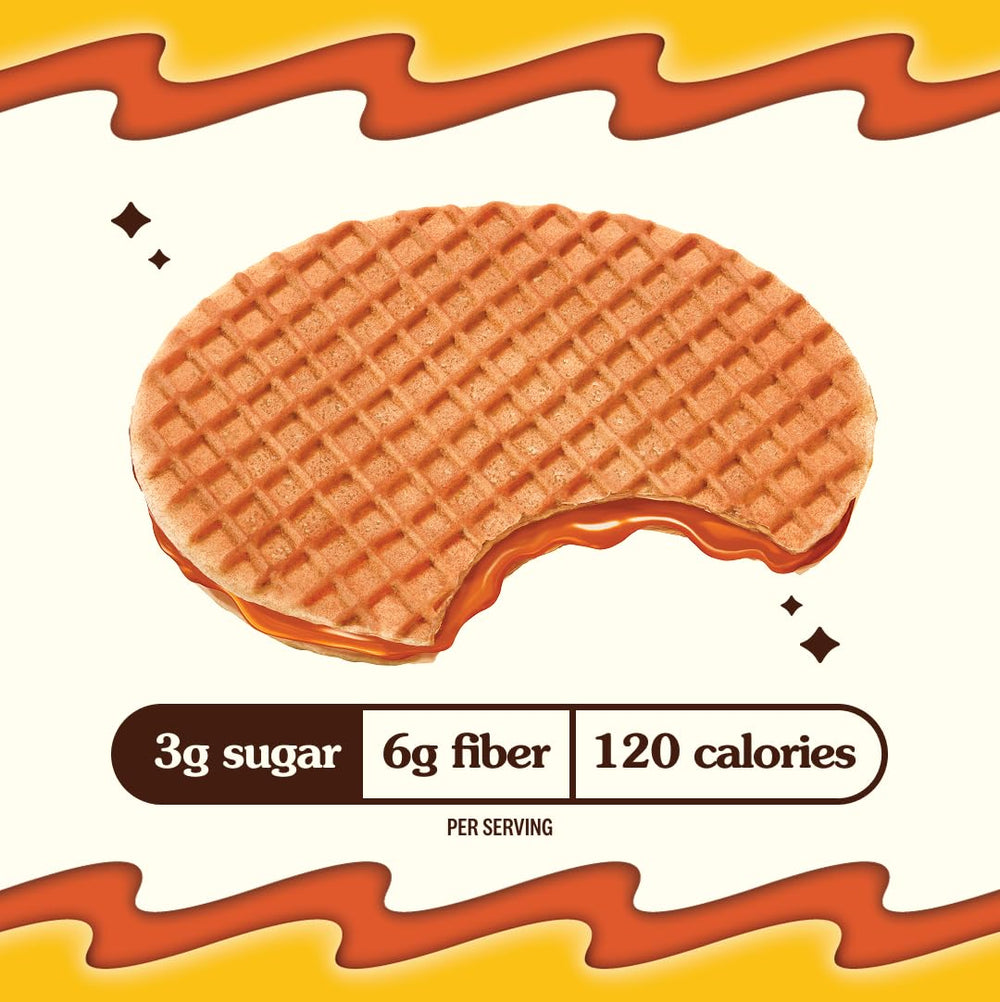 Rip Van Wafels honey and oats on-the-go snack for travel.