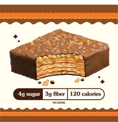 Rip Van Wafels Nutty Crunch individually wrapped for easy on-the-go enjoyment.