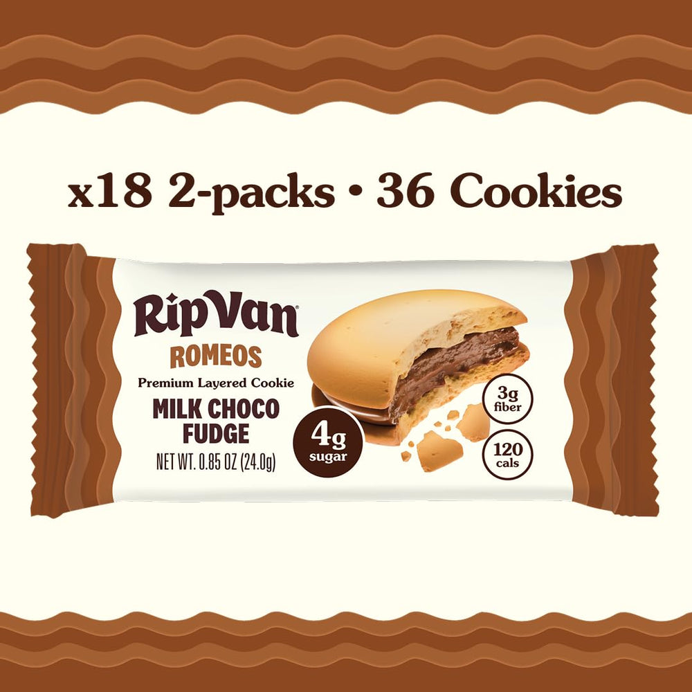 Rip Van Romeos cookies bite reveals fudgy texture and inviting aroma.