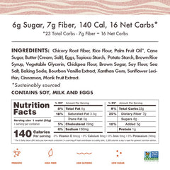 Rip Van Wafels Snickerdoodle Stroopwafel ingredients show simple, clean components