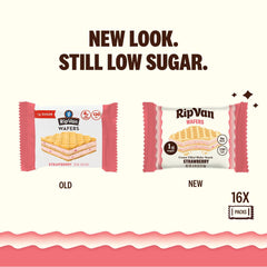 Rip Van Wafels strawberry keto wafer ingredients highlight clean nutrition