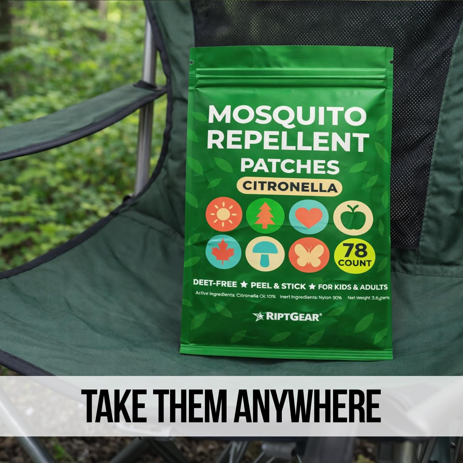 RiptGear patches suit kids and adults for parks and picnics
