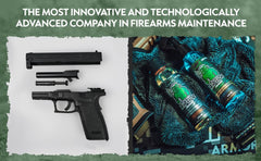 Riptide Armory CLP+ Graphene bottle provides protective lubrication for smooth operation.