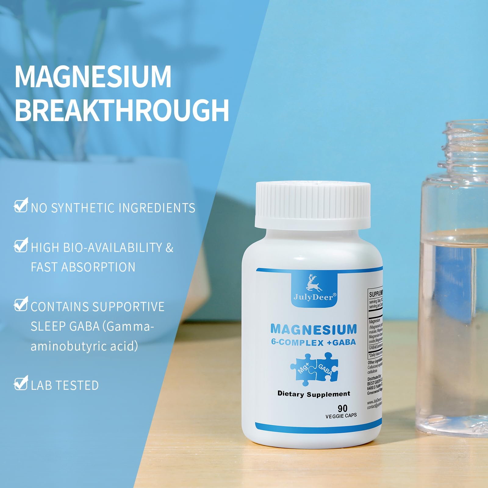 Risabou JulyDeer magnesium pour captures a serving ready for nightly use.