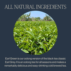 Rishi Earl Green steaming cup showcasing fragrant bergamot aroma.