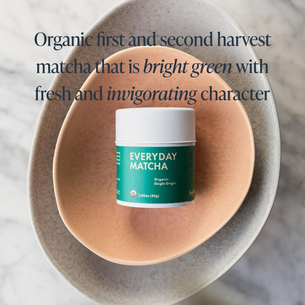 Everyday Matcha latte in glass demonstrates serving versatility