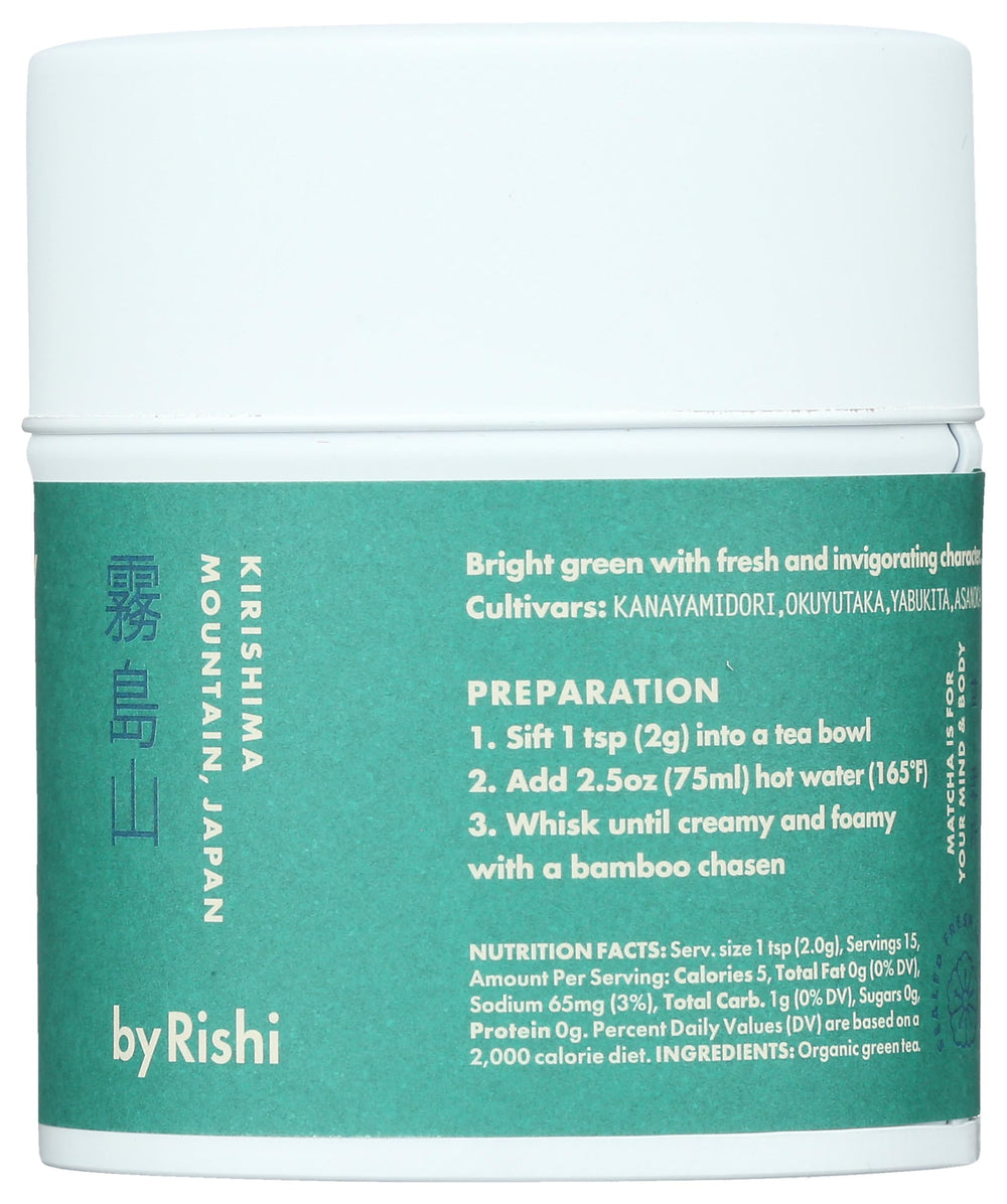 Prepared bowl of Everyday Matcha whisked to a silky texture