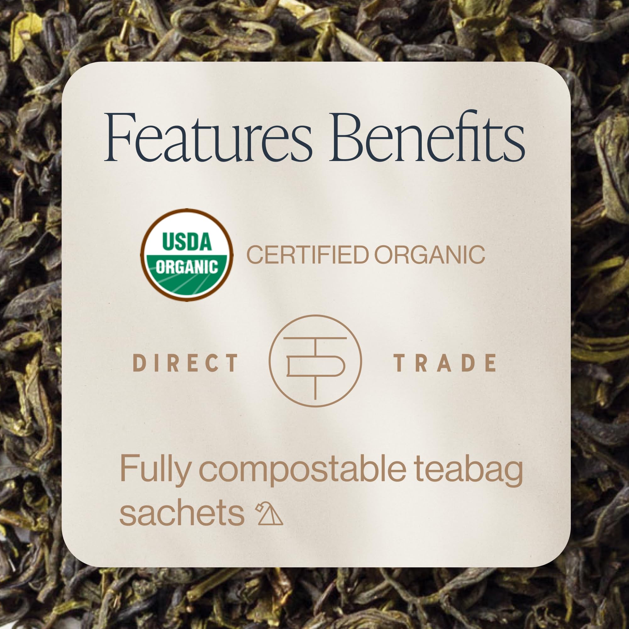 Rishi Tea Jasmine Green Tea cup close-up, floral aroma for mindful sipping.