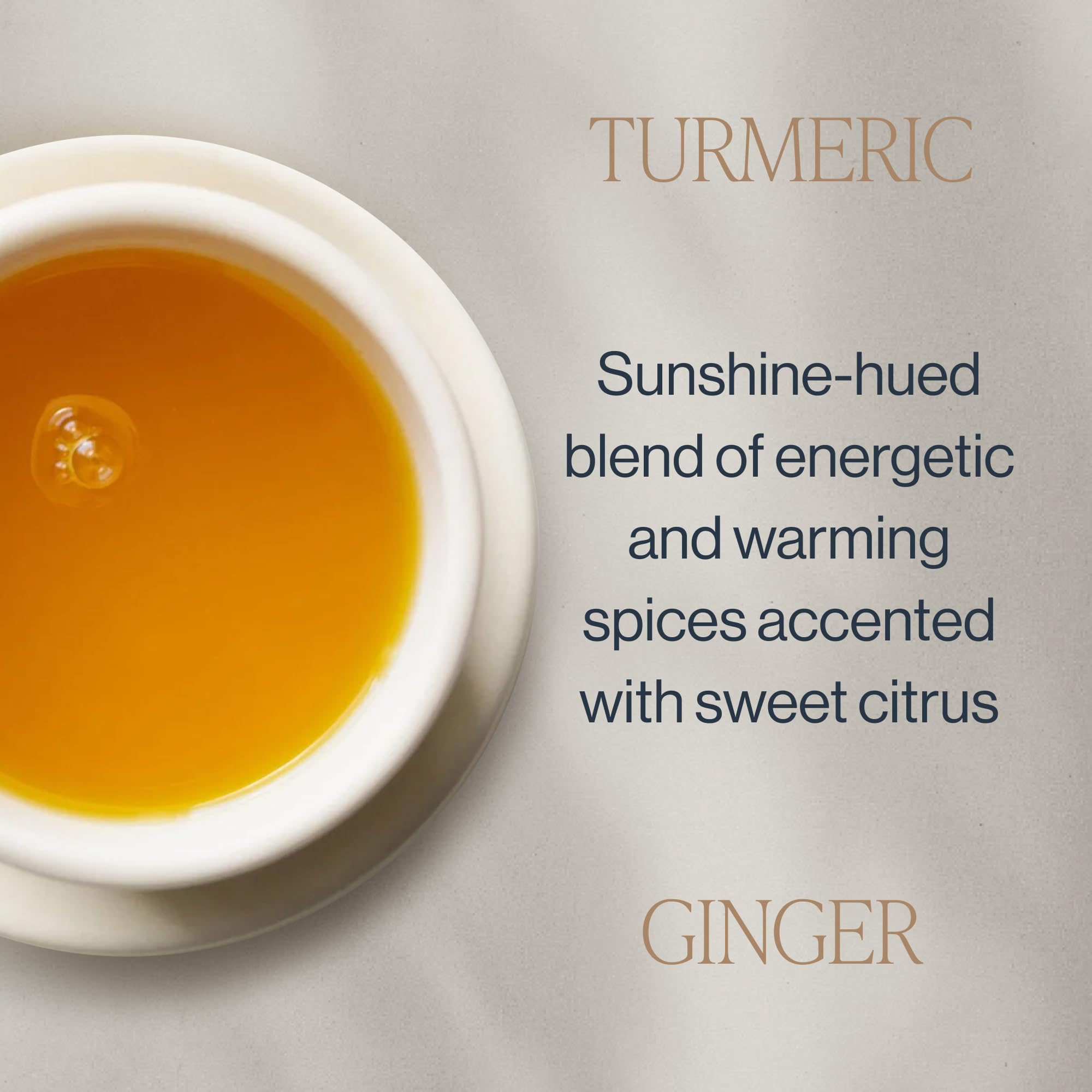 Brewing guidance image for Rishi Tea Turmeric Ginger steeping at 200°F