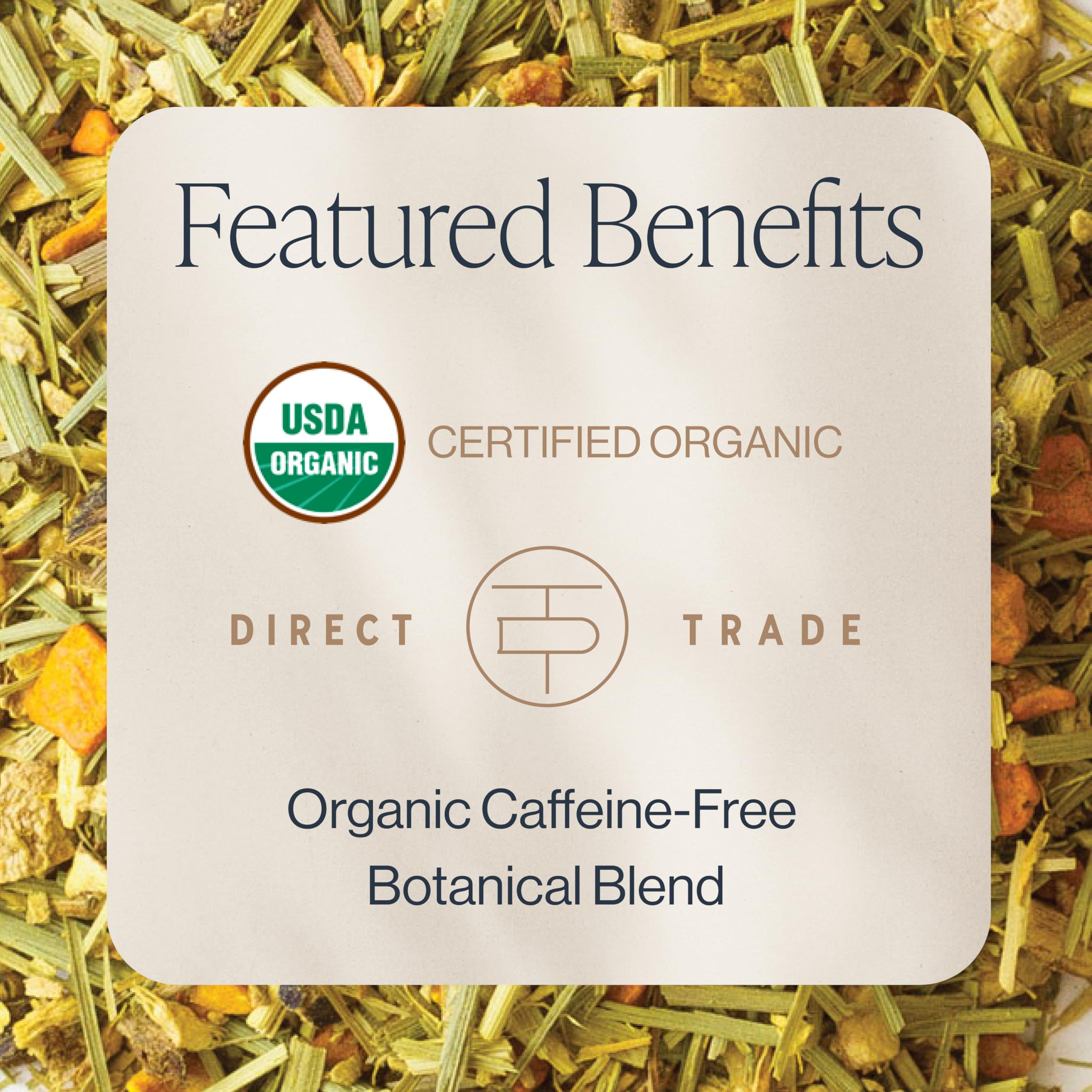 Rishi Tea Turmeric Ginger brew steps guiding a smooth cup