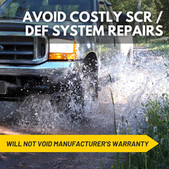 RISLONE DEF Treatment prevents white crystals in the SCR system during slow-speed driving