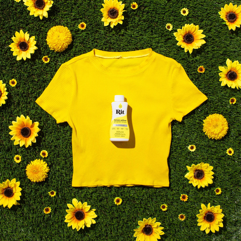 Rit All-Purpose Liquid Dye Lemon Yellow wood or cork coloring.