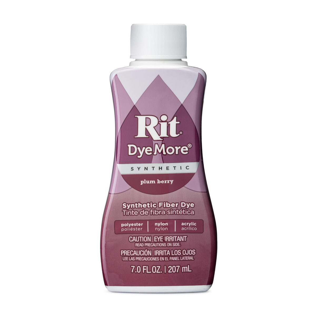 Rit DyeMore Plum Berry bottle for synthetic fabric dyeing projects