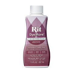 Rit DyeMore Plum Berry bottle for synthetic fabric dyeing projects