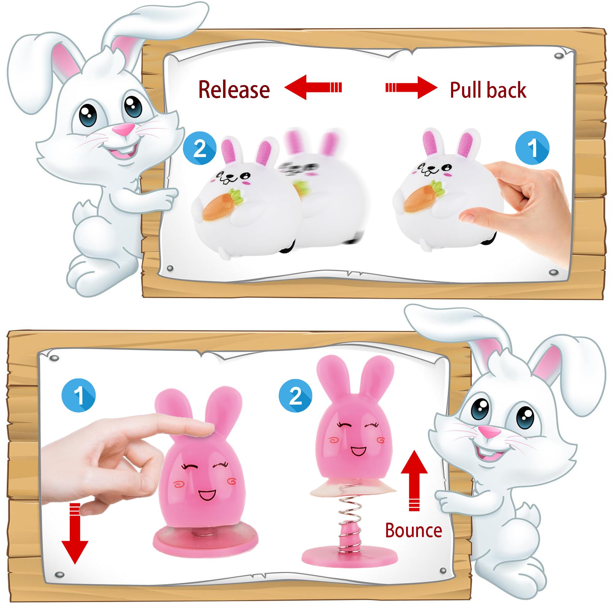 ritastar mini Easter bunny pop-up toy for spring surprises