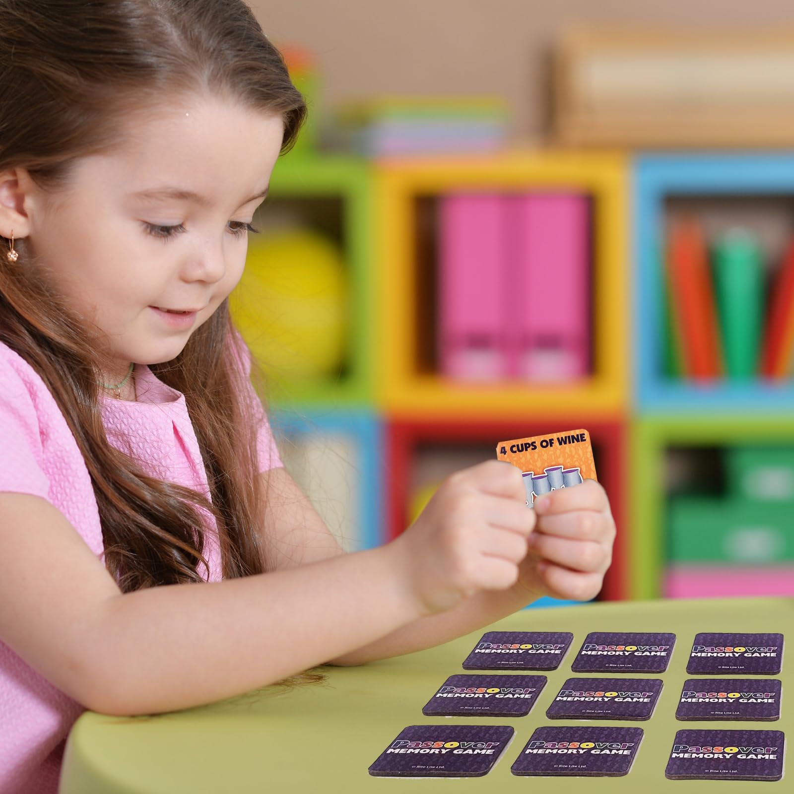 Family-friendly game for 1–6 players during Seder.