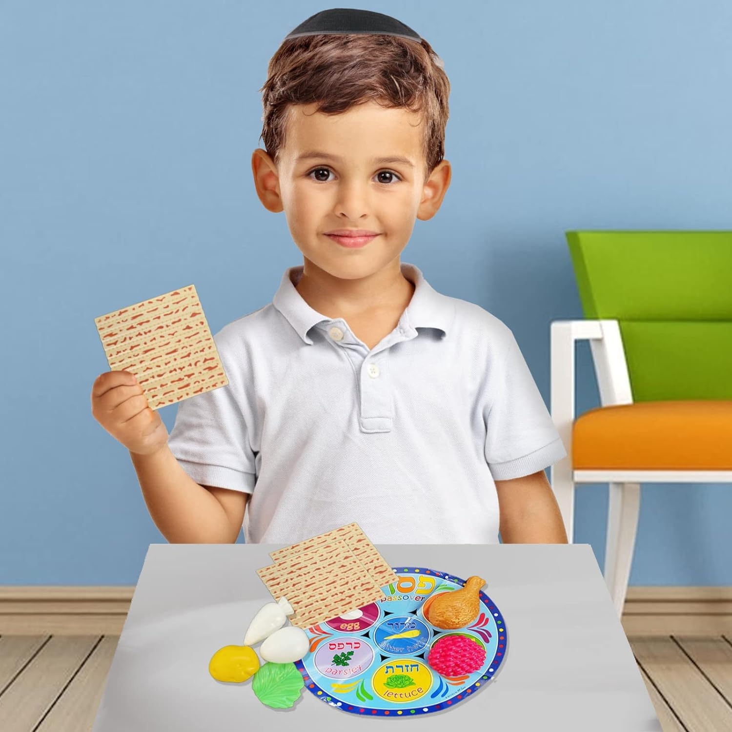 Rite Lite Seder matzah for imaginative Passover playtime