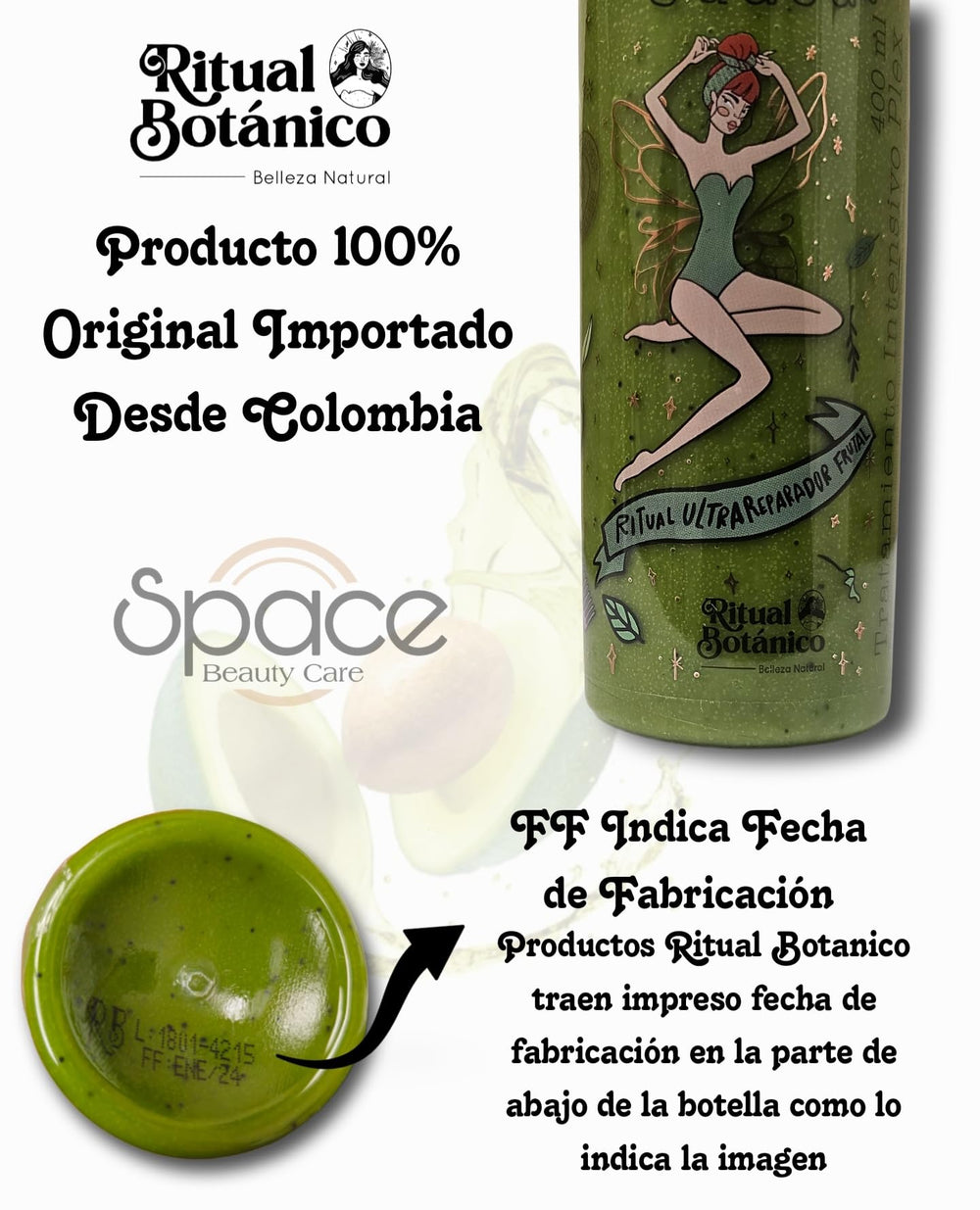 Ritual Botanico bottle and packaging on shelf conveys premium Colombian kit.