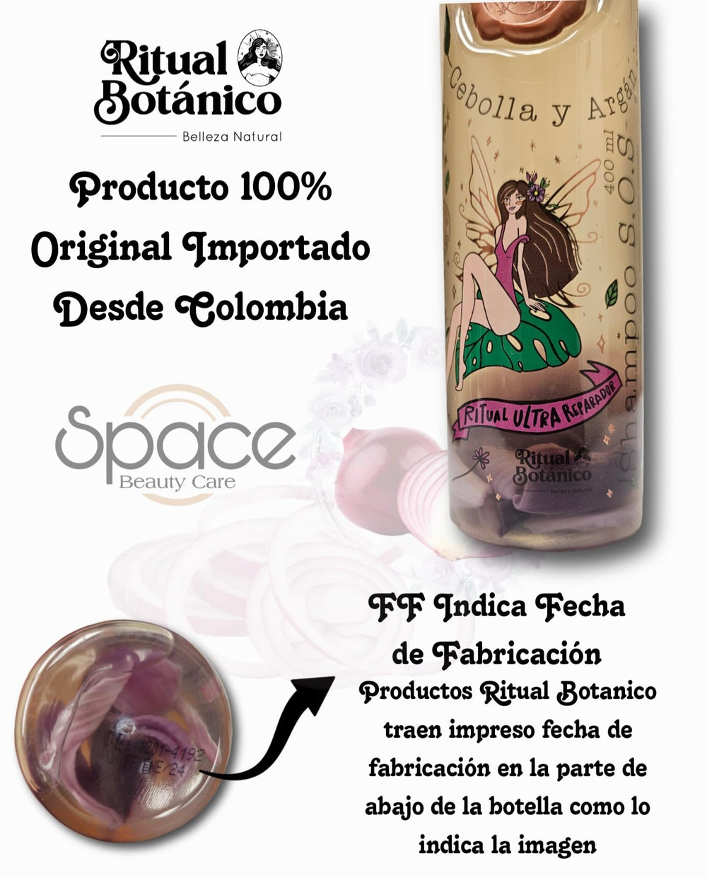 Ritual Botanico hair care routine step image demonstrates usage.