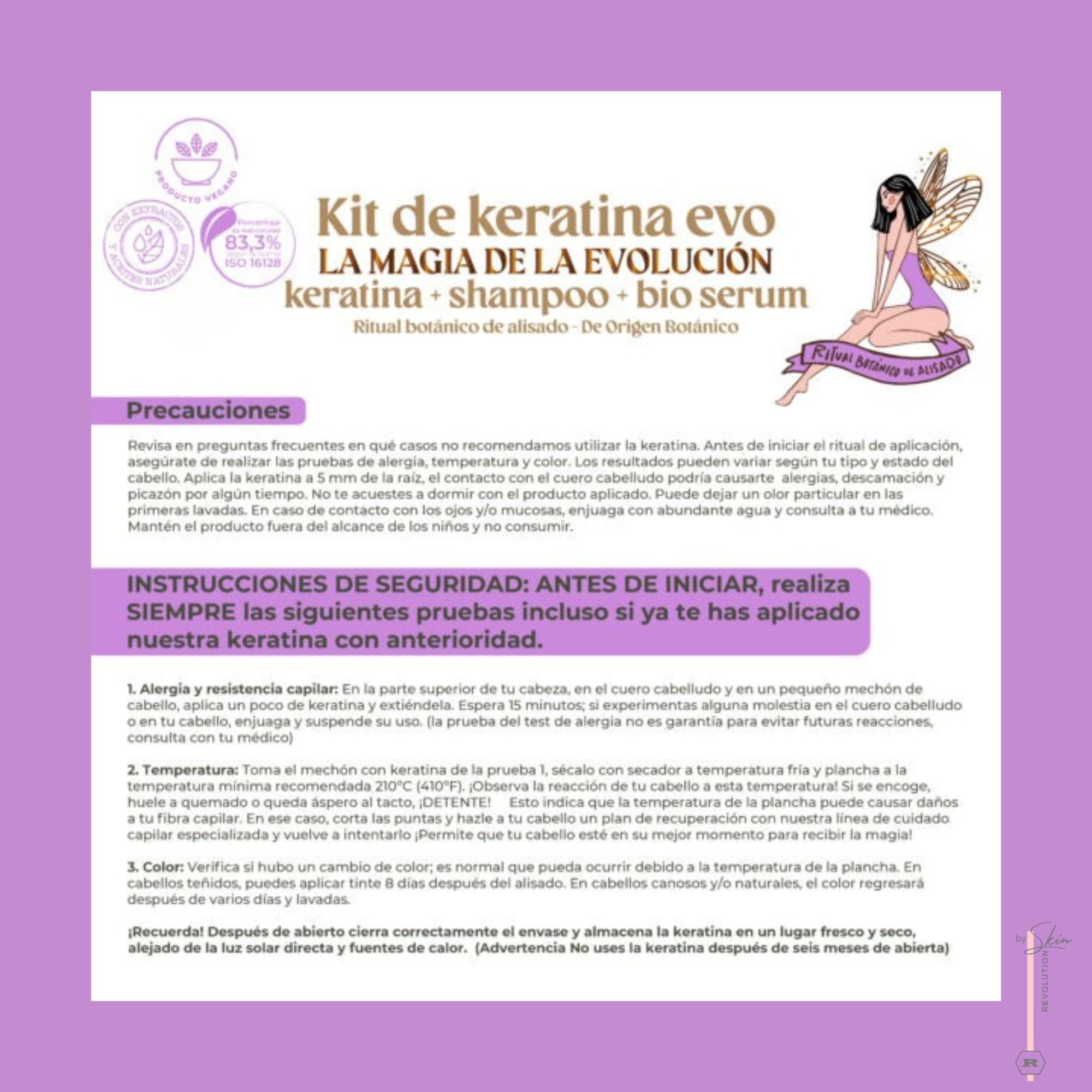 Ritual Botanico organic keratin shine result.